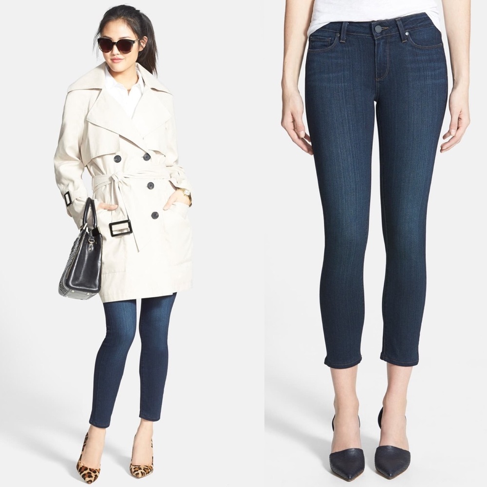 Paige Verdugo Crop Skinny Jeans - sz 28